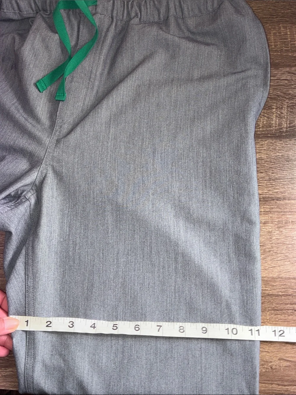 Men's Gray Drawstring Figs Technical Collection Large Pants EUC